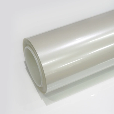 TPU Super Glossy Bright Moon White Paint Protection Film 01