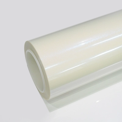 TPU Super Glossy Diamond White Blue Paint Protection Film 01