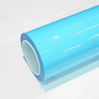 TPU Super Glossy Sky Blue Paint Protection Film 01