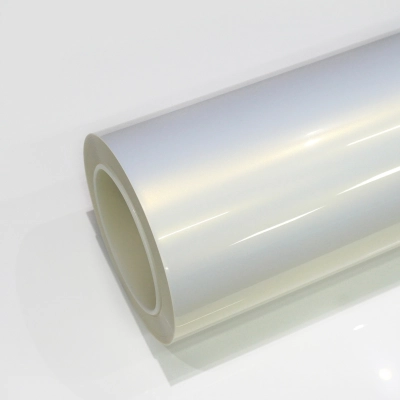 TPU Super Glossy White Gold Paint Protection Film 01
