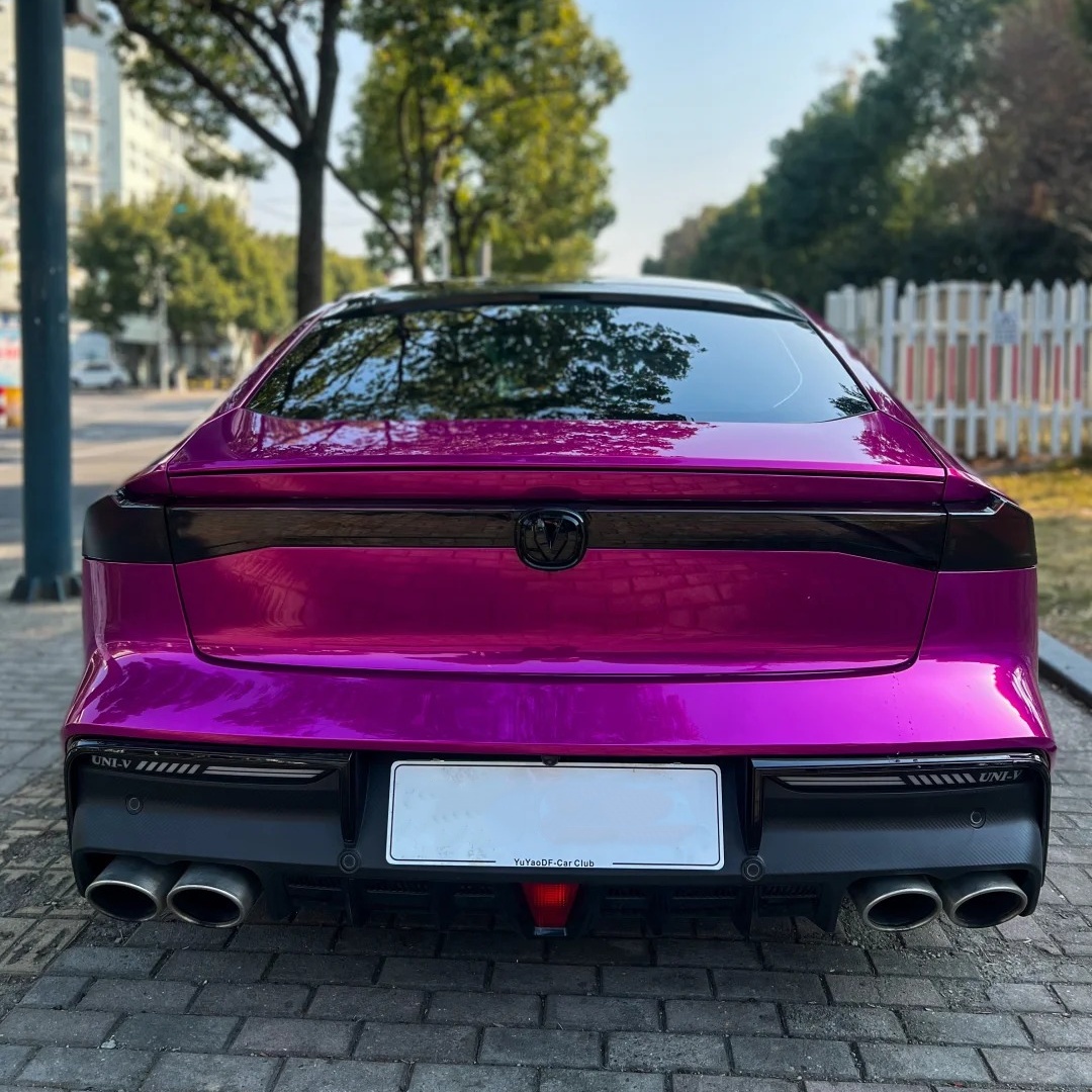 PET Berry Purple Car Vinyl Wrap