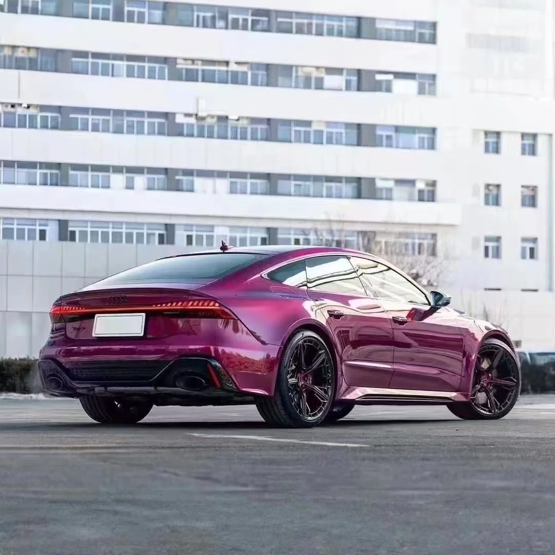 PET Berry Purple Car Vinyl Wrap