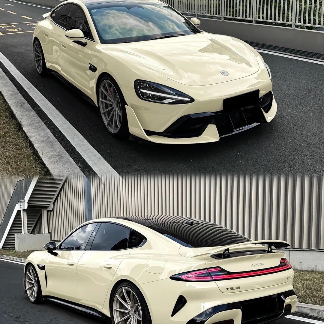 TPU Cream Yellow Paint Protection Film