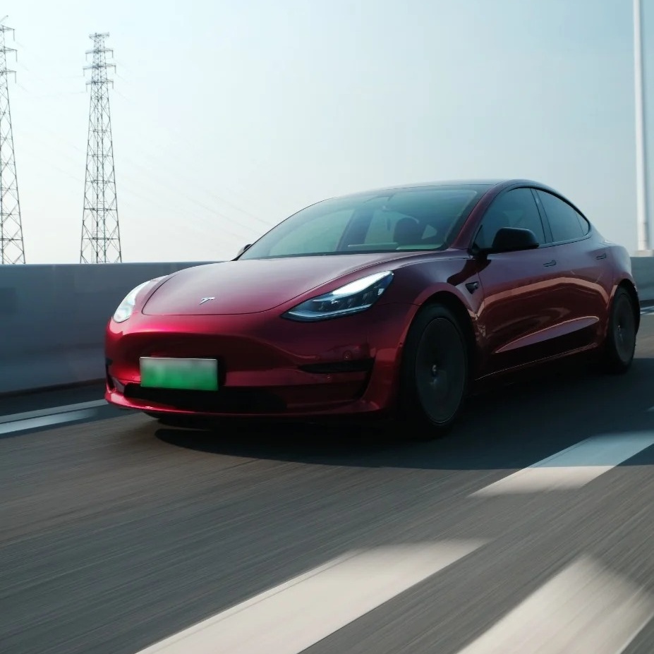 TPU Crimson Red T Paint Protection Film