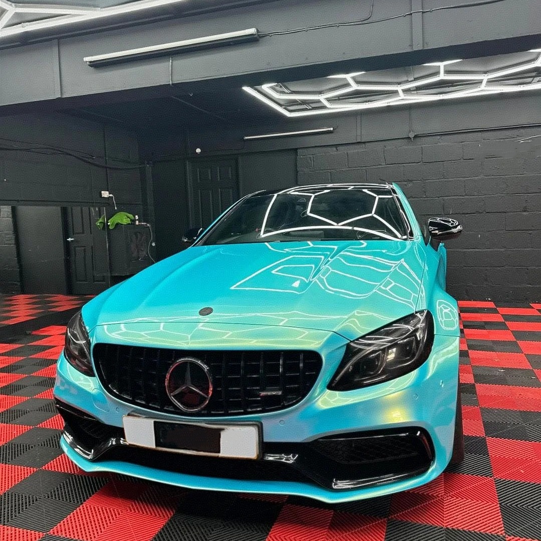 TPU Magic Gold Blue Paint Protection Film