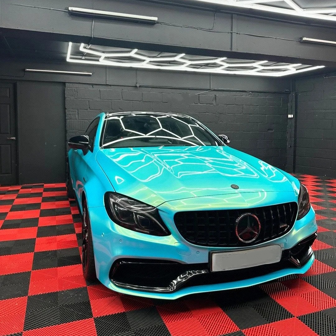 TPU Magic Gold Blue Paint Protection Film