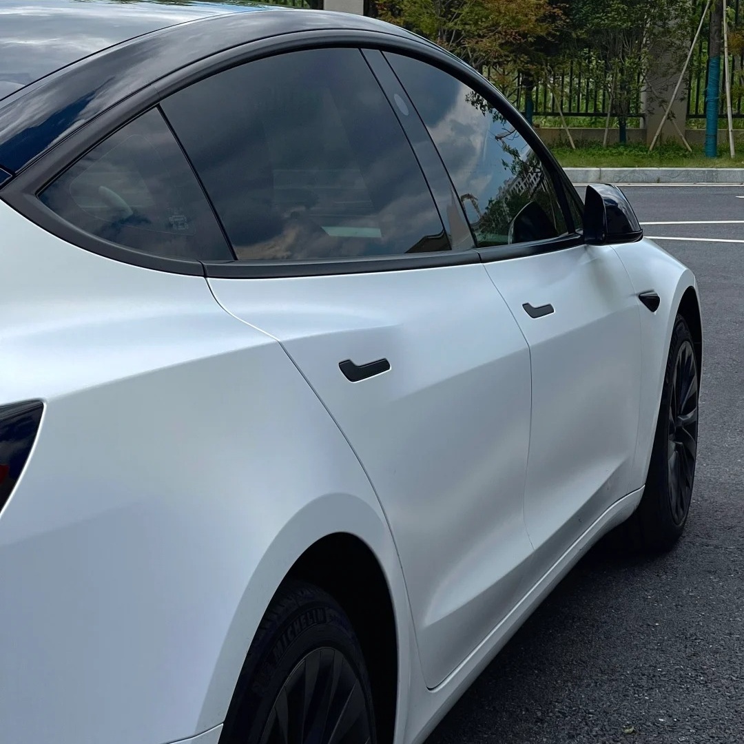 TPU Matte White to Gold Paint Protection Film