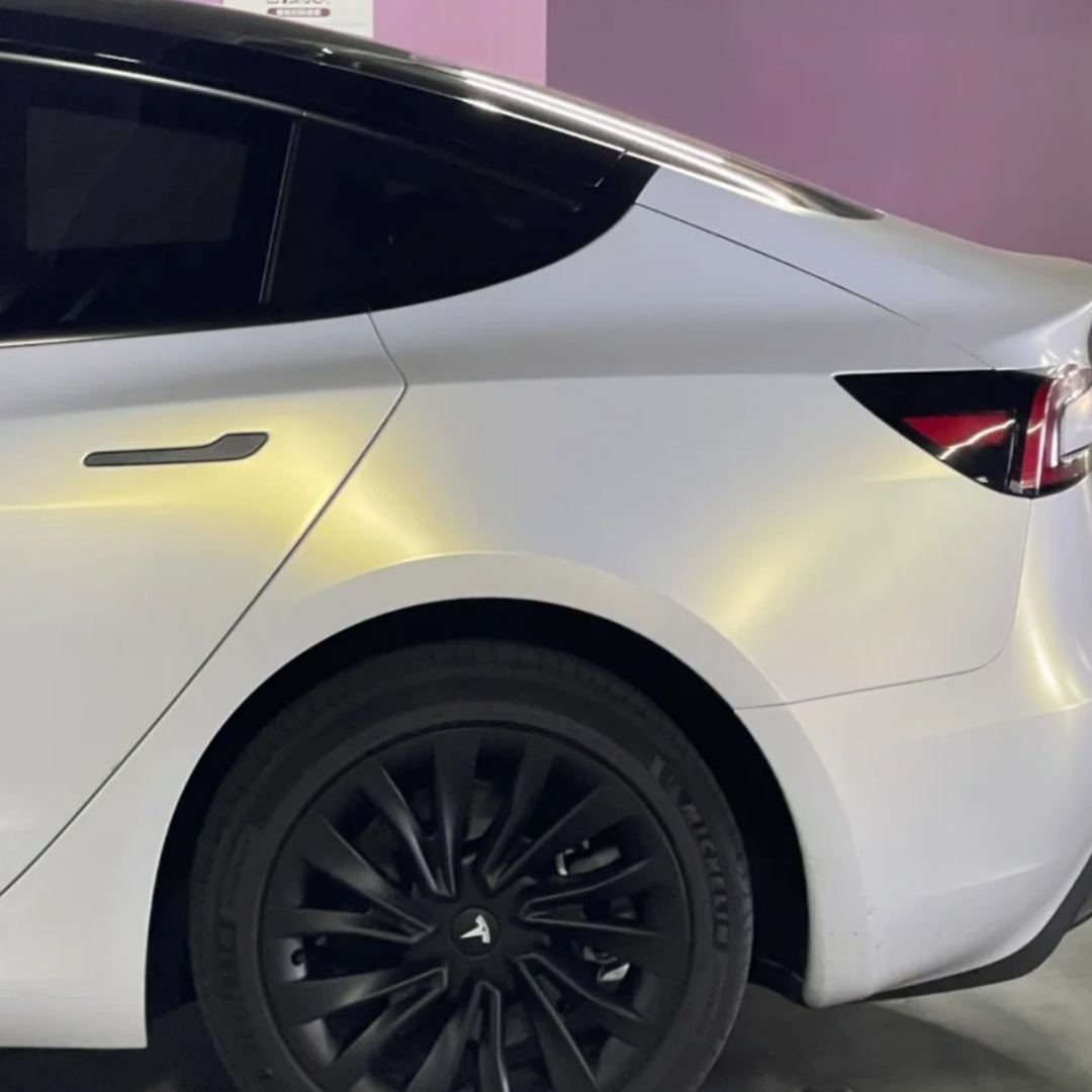 TPU Matte White to Gold Paint Protection Film
