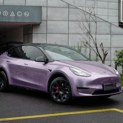 TPU Spirit Mirror Purple Paint Protection Film 02
