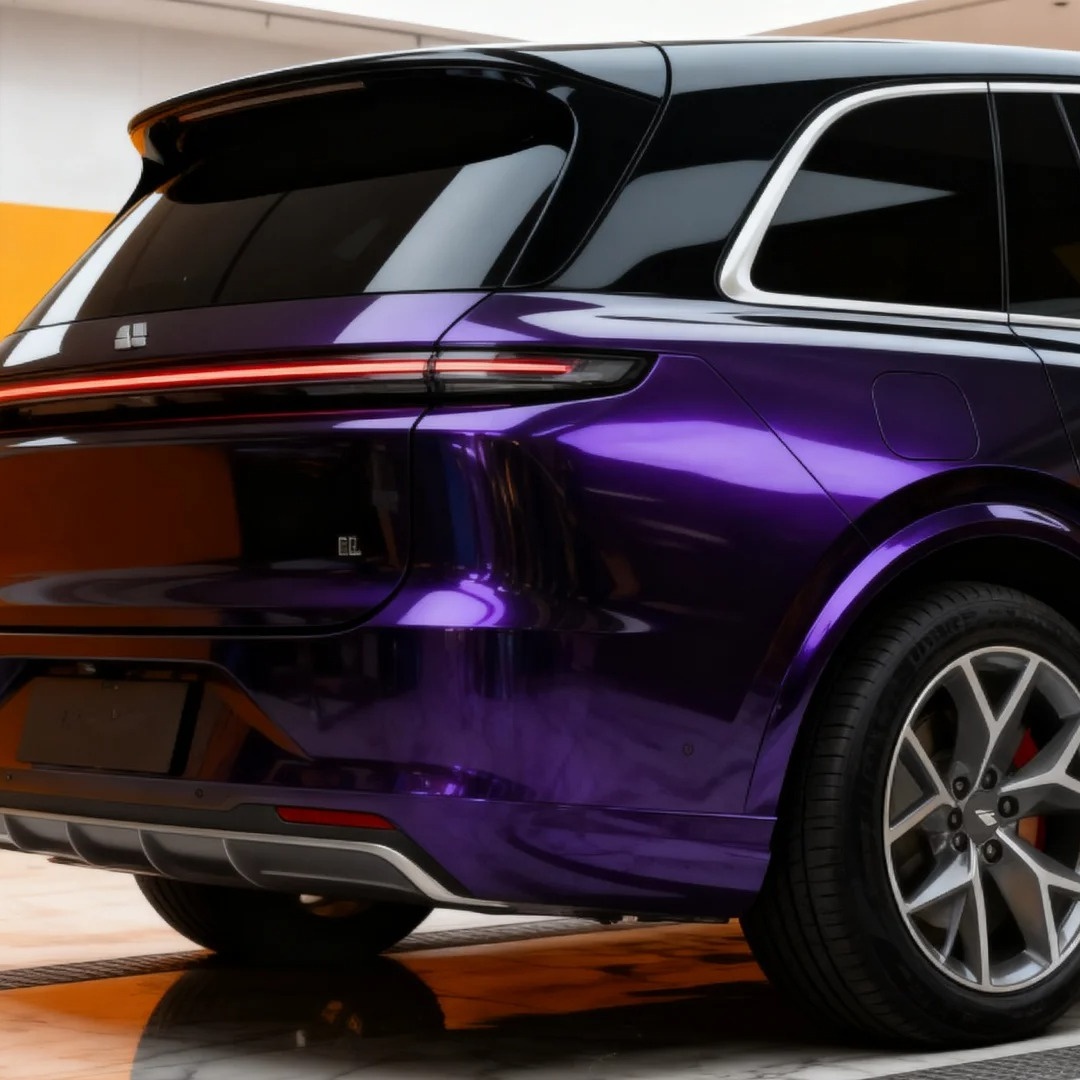 TPU Super Bright Black Magic Purple Paint Protection Film