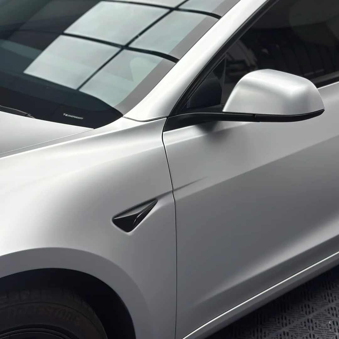 Matte Metallic Metal Silver Car Vinyl Wrap