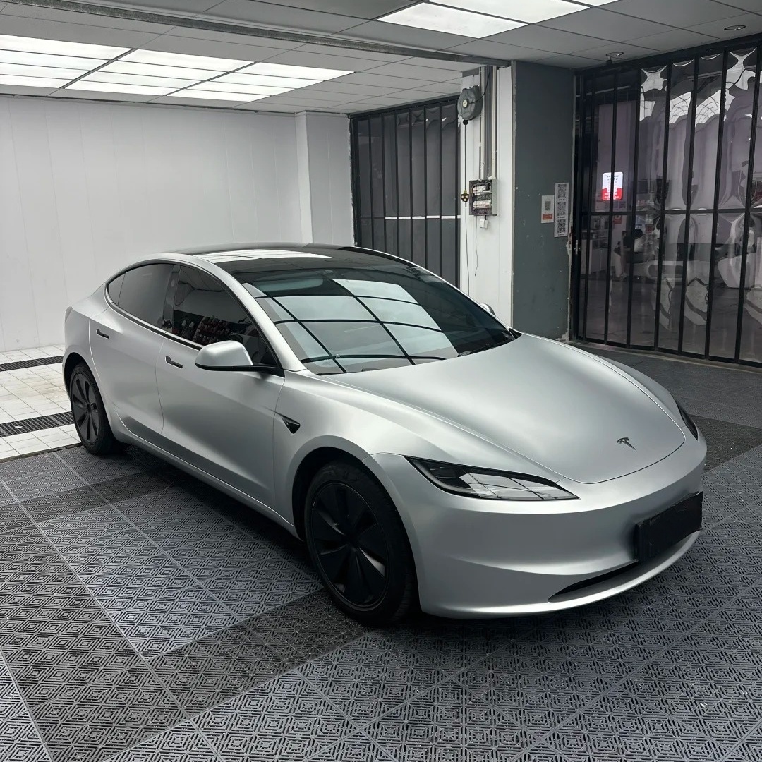 Matte Metallic Metal Silver Car Vinyl Wrap