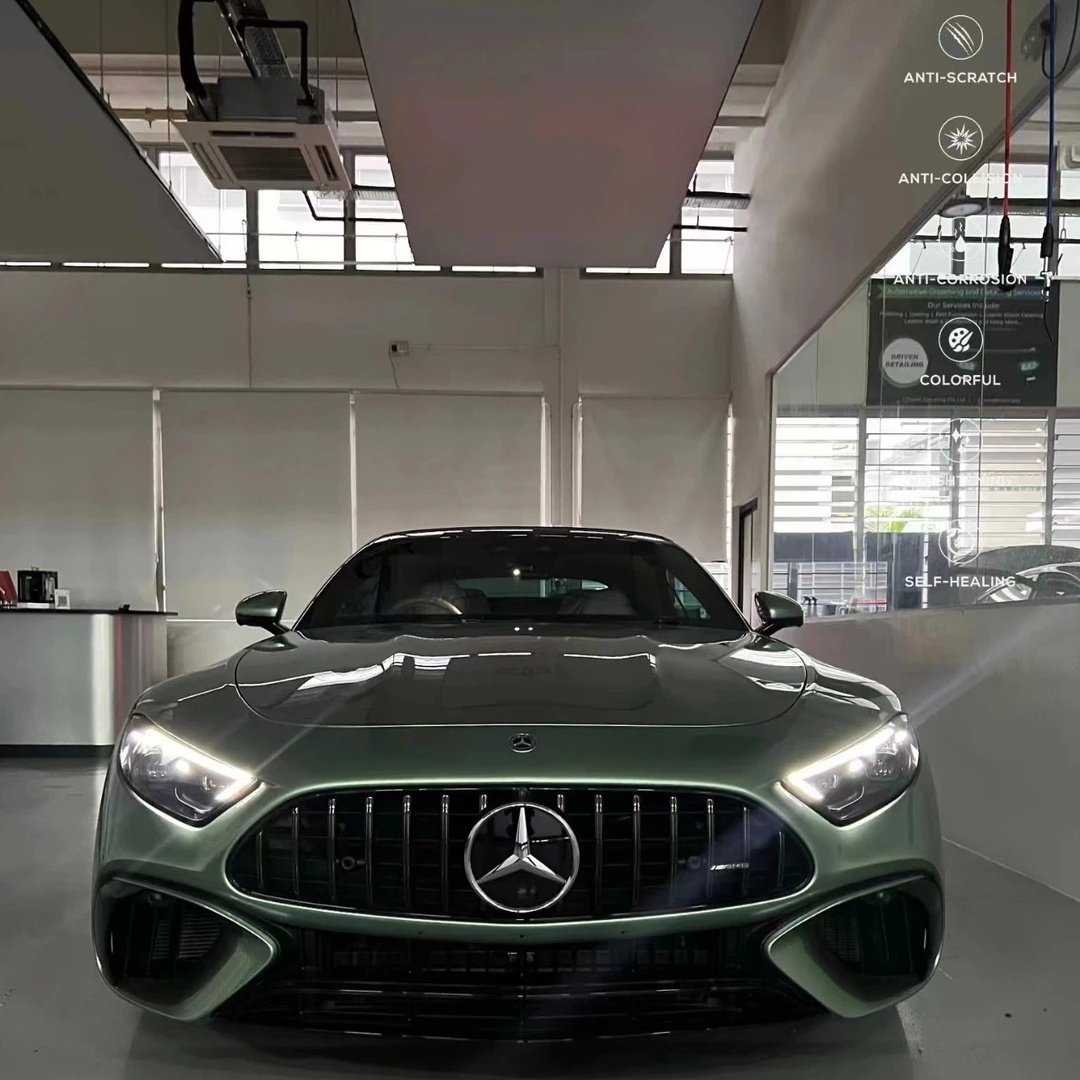 TPU Gloss Francesca Green Paint Protection Film