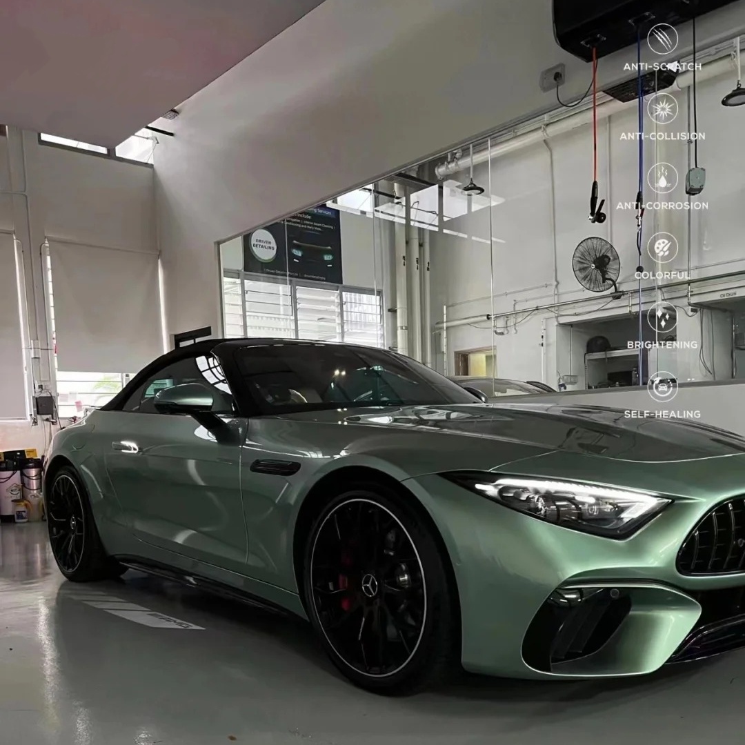 TPU Gloss Francesca Green Paint Protection Film