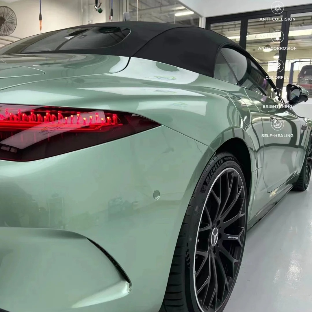 TPU Gloss Francesca Green Paint Protection Film