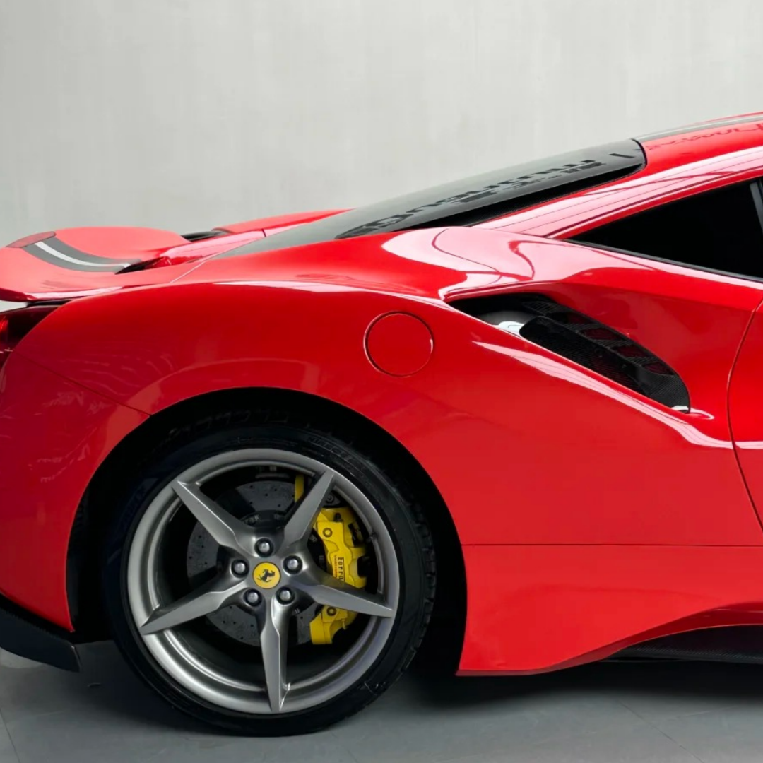 TPU Gloss Renovatting Ferrari Red Paint Protection Film