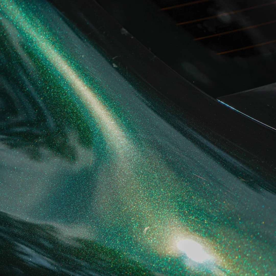 Gloss Benz Emerald Green Car Vinyl Wrap