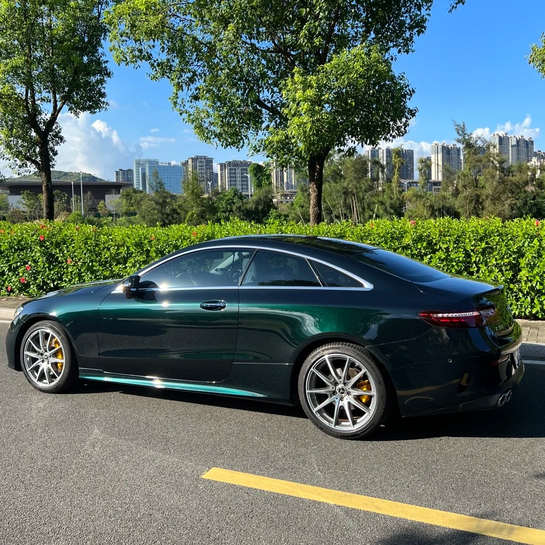 Gloss Benz Emerald Green Car Vinyl Wrap