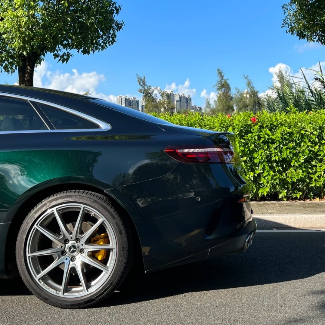 Gloss Benz Emerald Green Car Vinyl Wrap