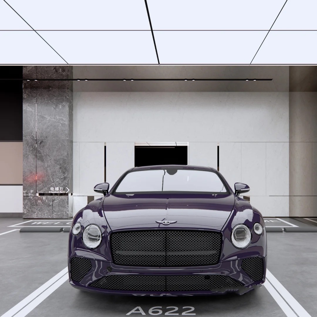 TPU Gloss Grey Violet Paint Protection Film