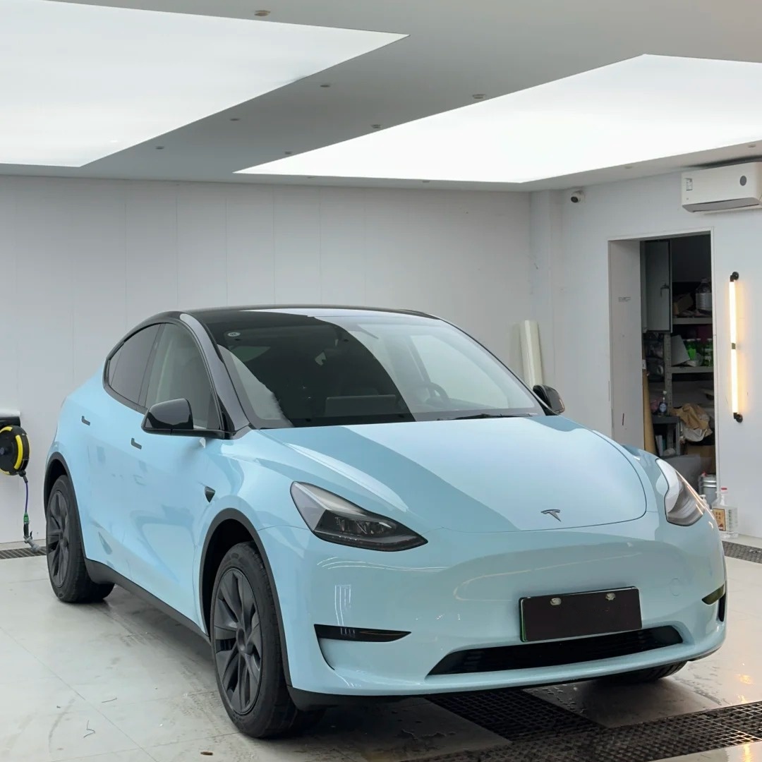 TPU Metallic Glacial Blue Paint Protection Film