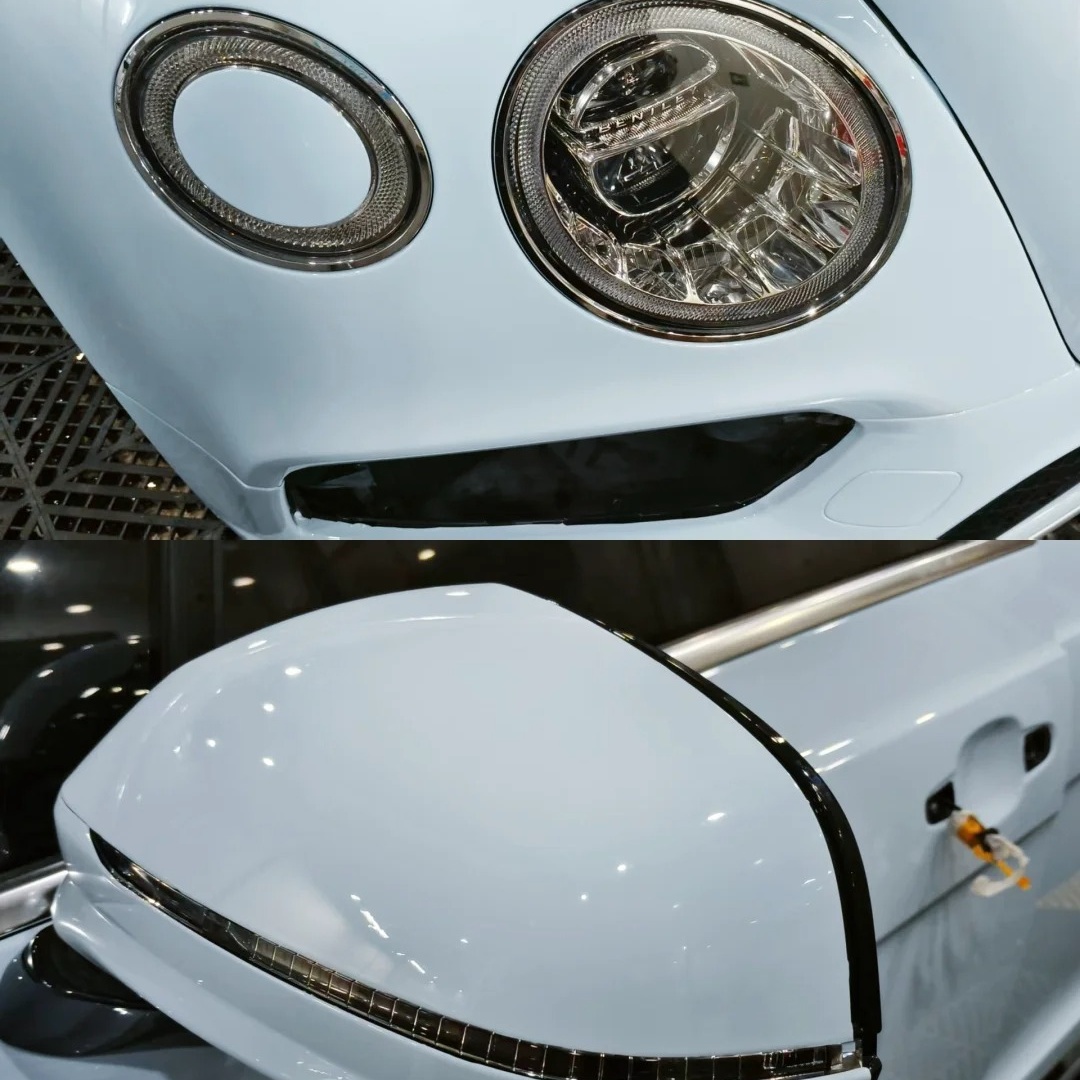 TPU Metallic Glacier Blue C Paint Protection Film