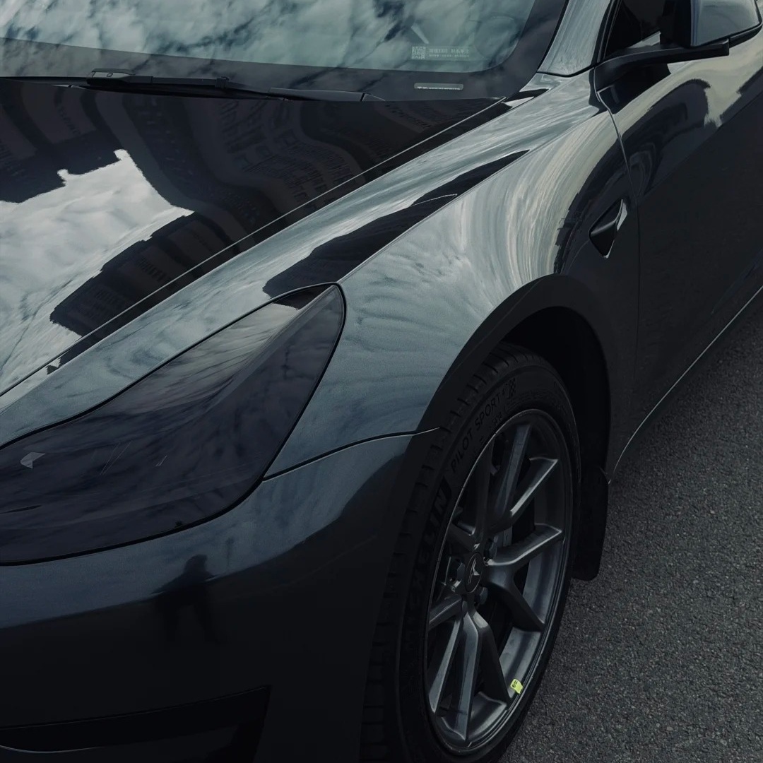 TPU Metallic Paint Coal Grey Paint Protection Film