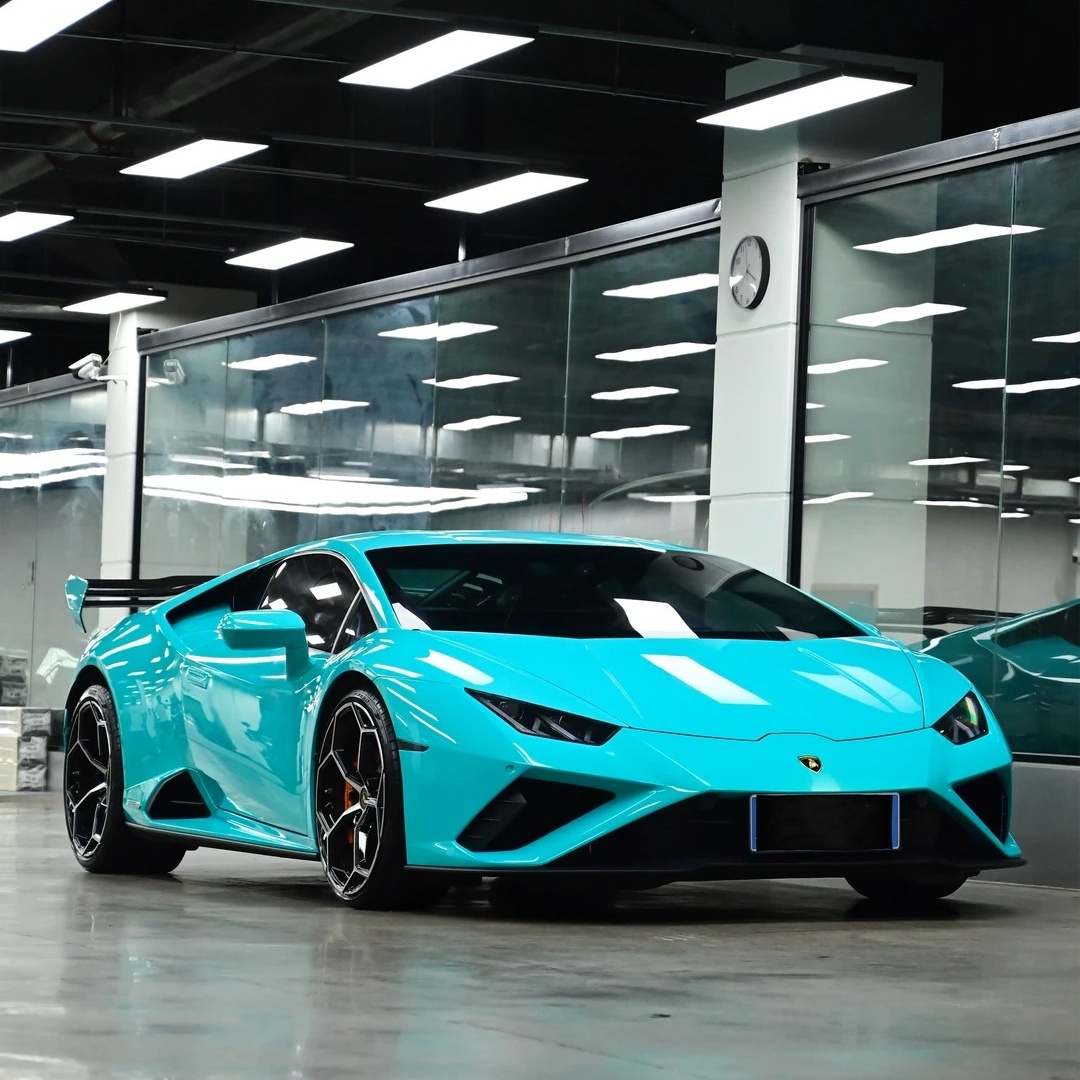 TPU Turquoise Blue Paint Protection Film