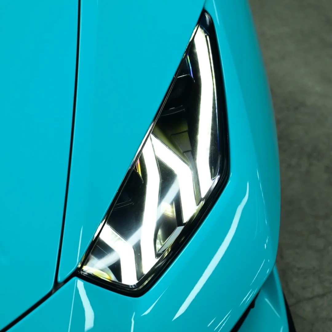 TPU Turquoise Blue Paint Protection Film