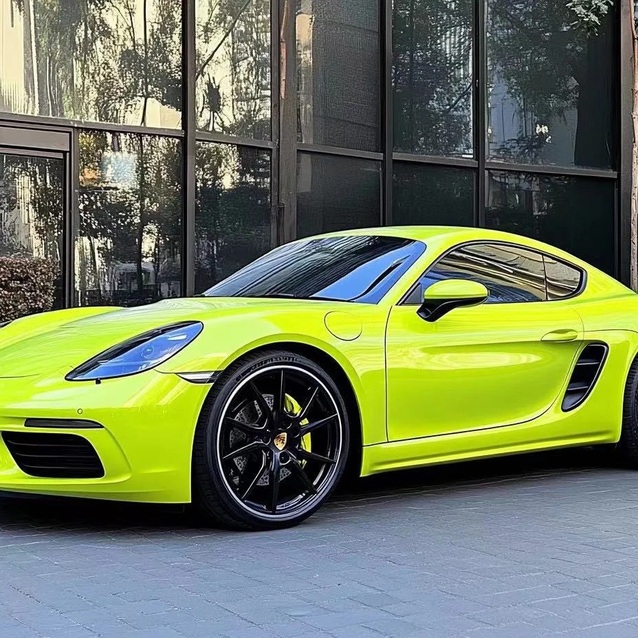TPU Fantasy Fluorescent Yellow Paint Protection Film