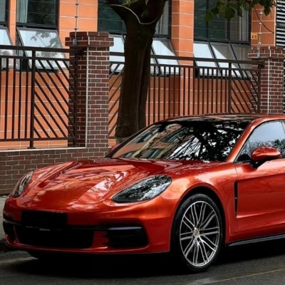 TPU Papaiya Orange Paint Protection Film 02