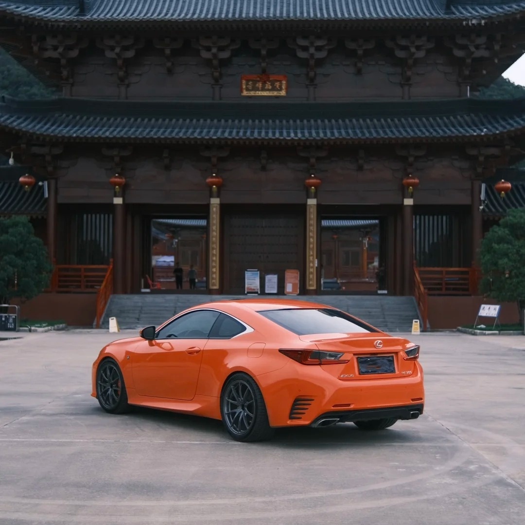 Super Gloss Orange Car Vinyl Wrap