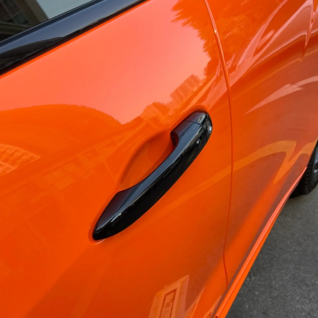 Super Gloss Orange Car Vinyl Wrap