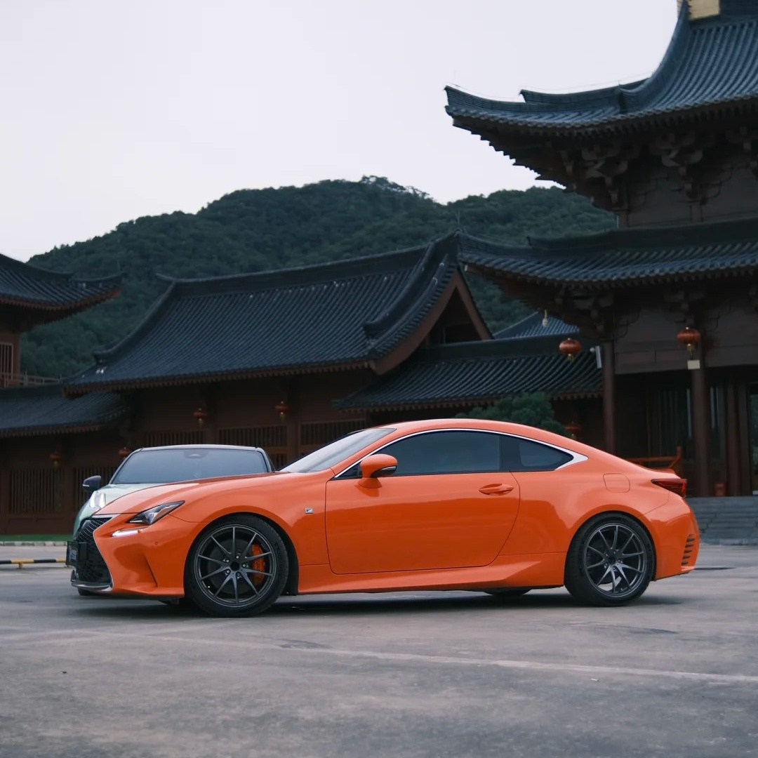 Super Gloss Orange Car Vinyl Wrap
