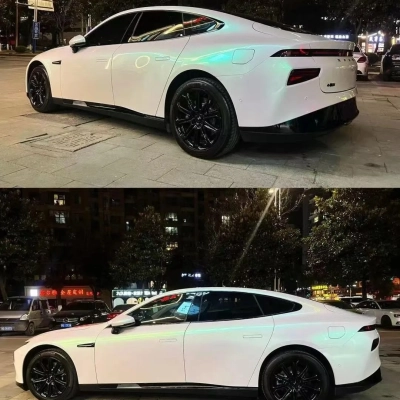 TPU Aurora Frost White Paint Protection Film 02