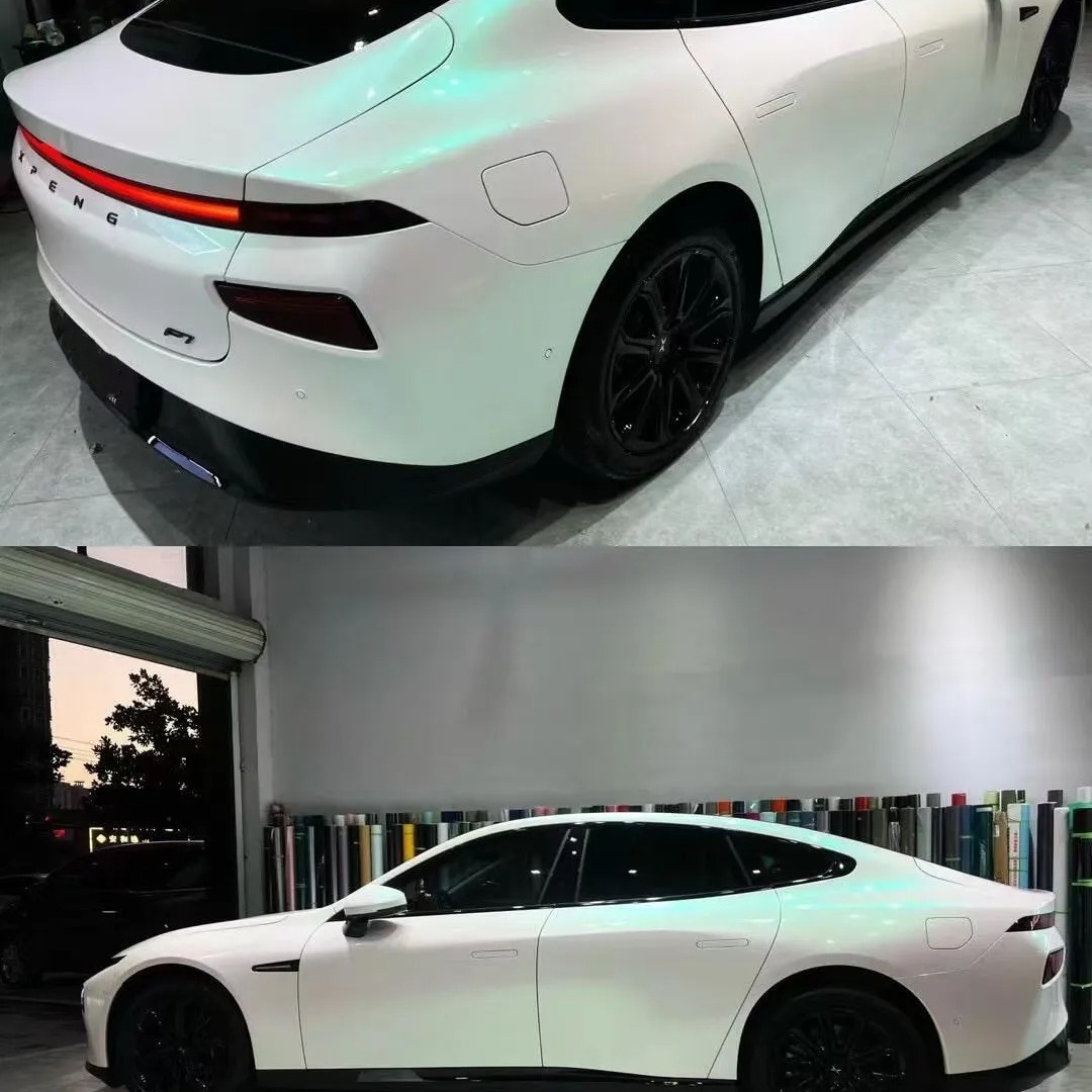 TPU Aurora Frost White Paint Protection Film