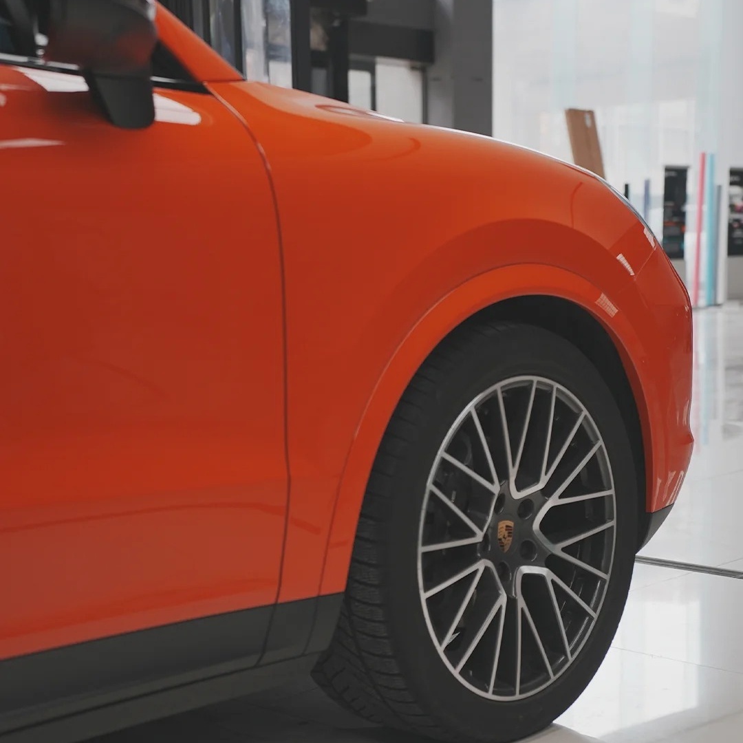 TPU Lava Orange Paint Protection Film