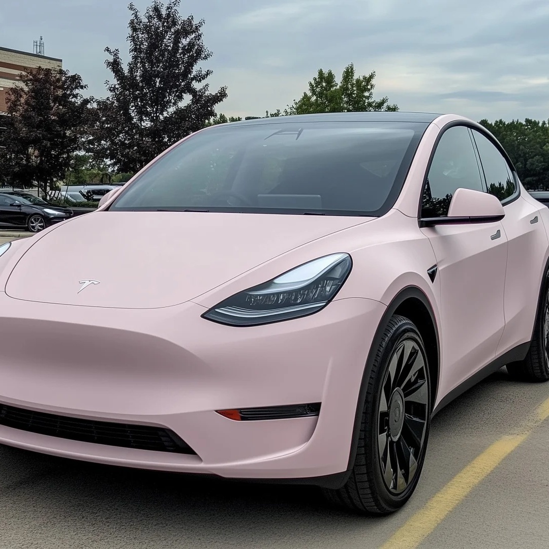 TPU Matte Liquid Metallic Shell Pink Paint Protection Film