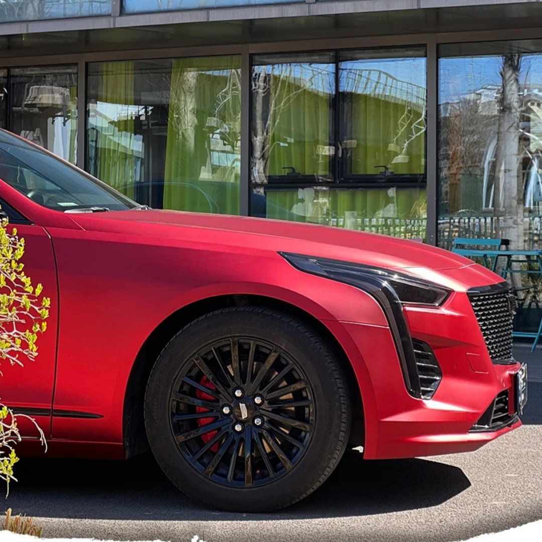 TPU Matte Magic Flame ruby Paint Protection Film