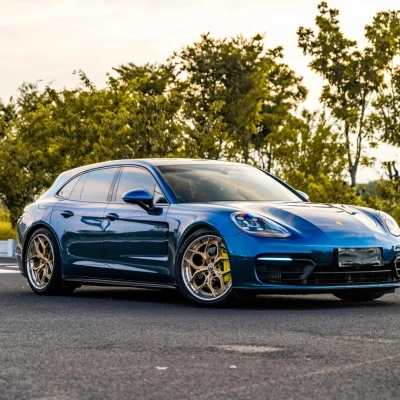 TPU Shadow Blue Paint Protection Film 02