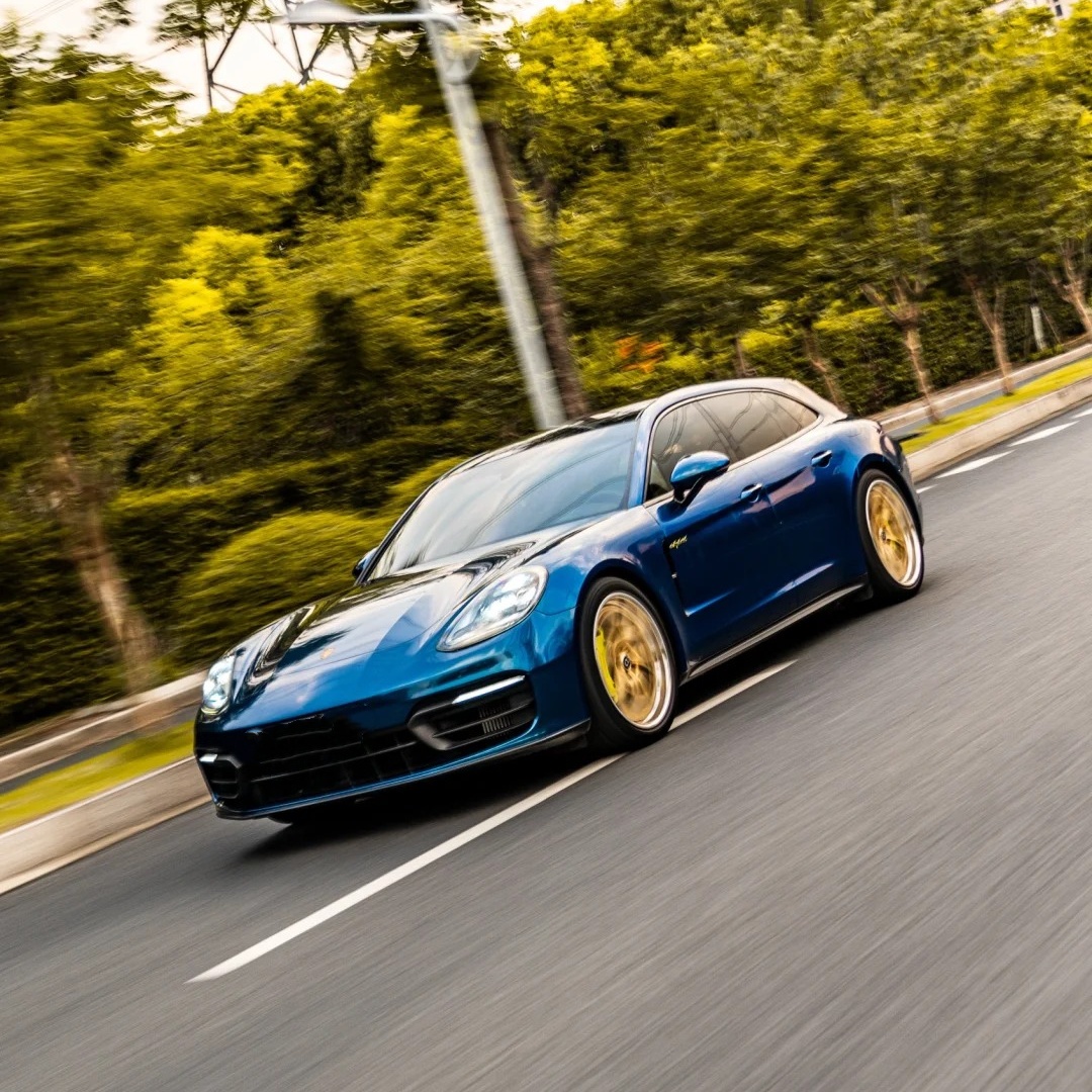 TPU Shadow Blue Paint Protection Film