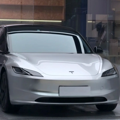 TPU Stellar Liguid Metal Silver Paint Protection Film 02