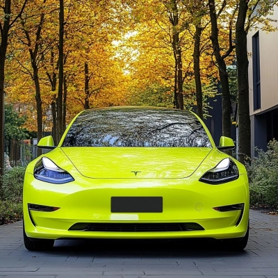 TPU Acid Green Paint Protection Film 02