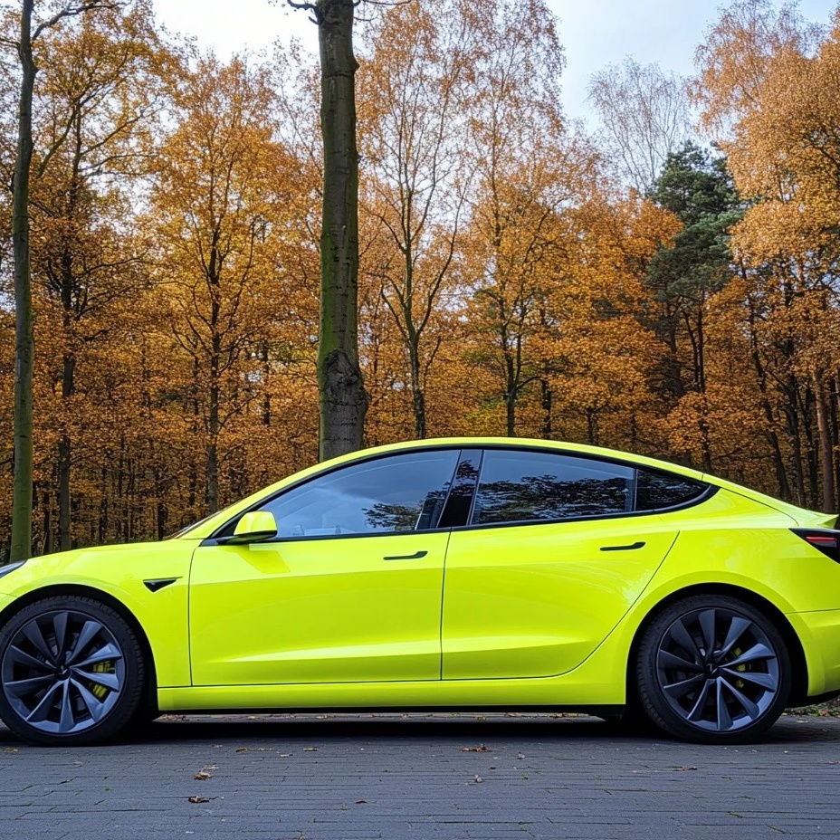 TPU Acid Green Paint Protection Film