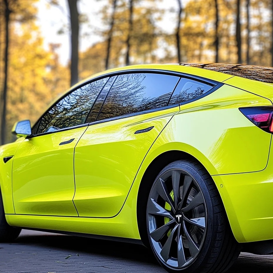 TPU Acid Green Paint Protection Film