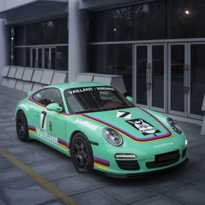 TPU Mint Green Paint Protection Film 02