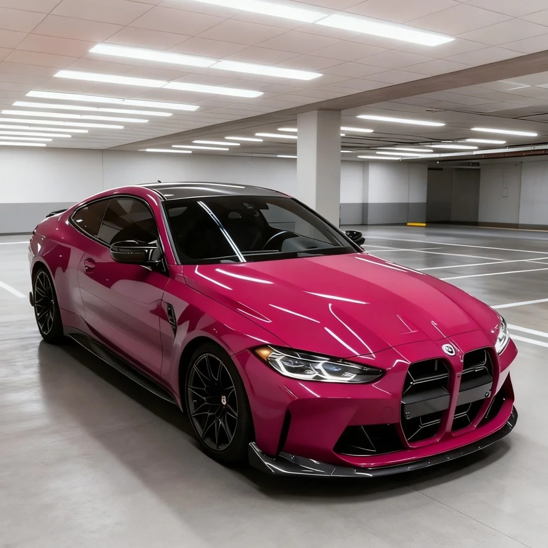 TPU Starlight Ruby Red Paint Protection Film