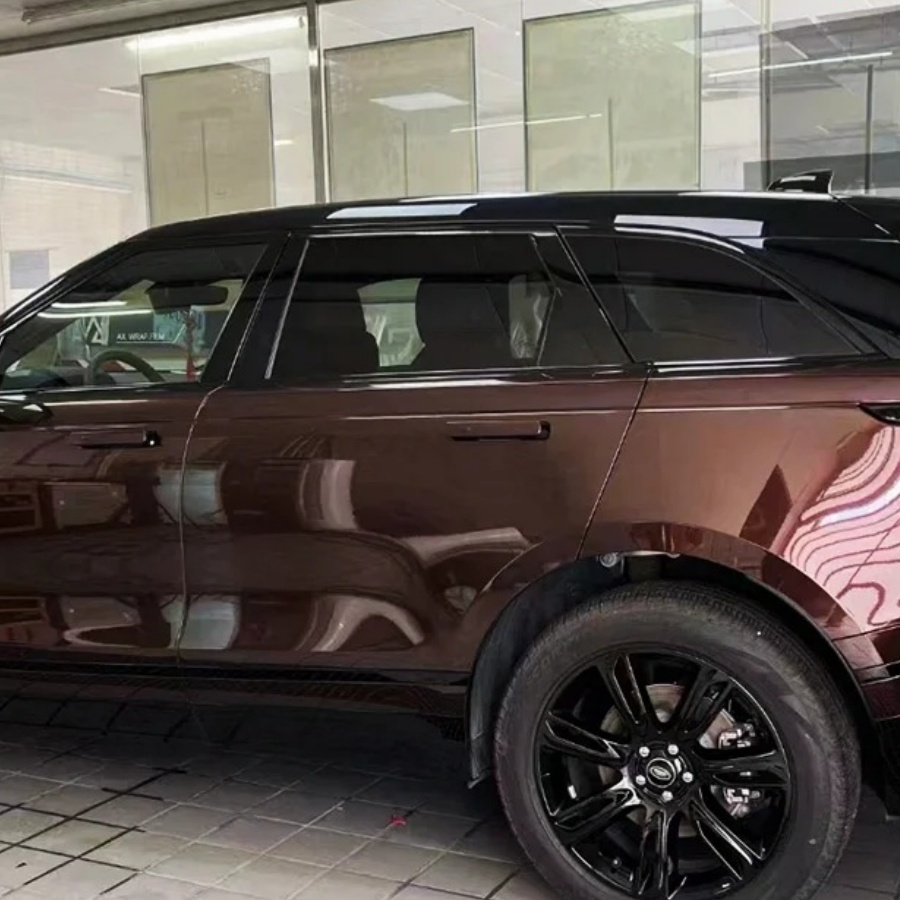 TPU Brocade Red Paint Protection Film