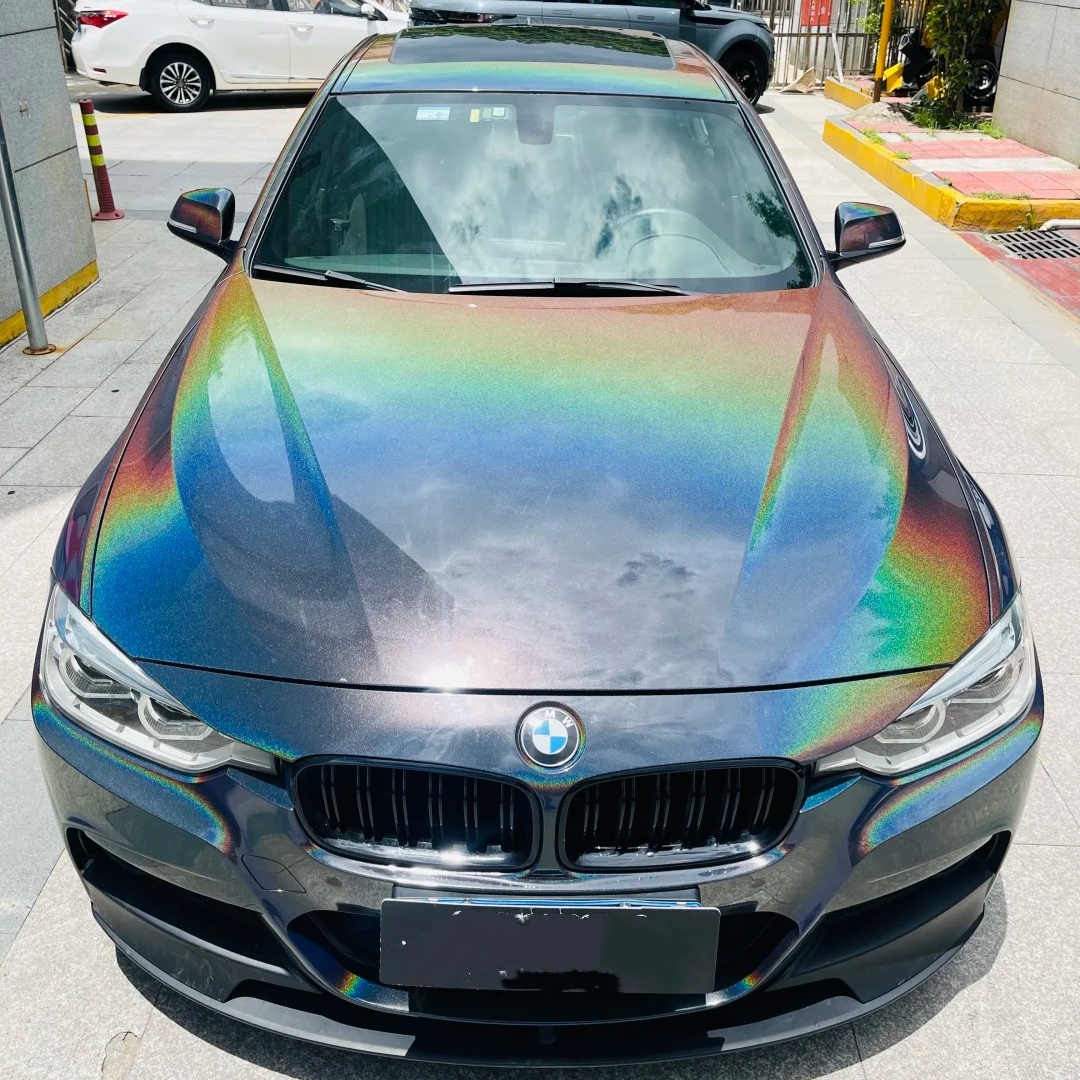 TPU Demon Flame Splendid Grey Paint Protection Film