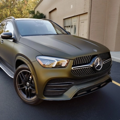 TPU Matte Liguid Shadow Gold Paint Protection Film 02